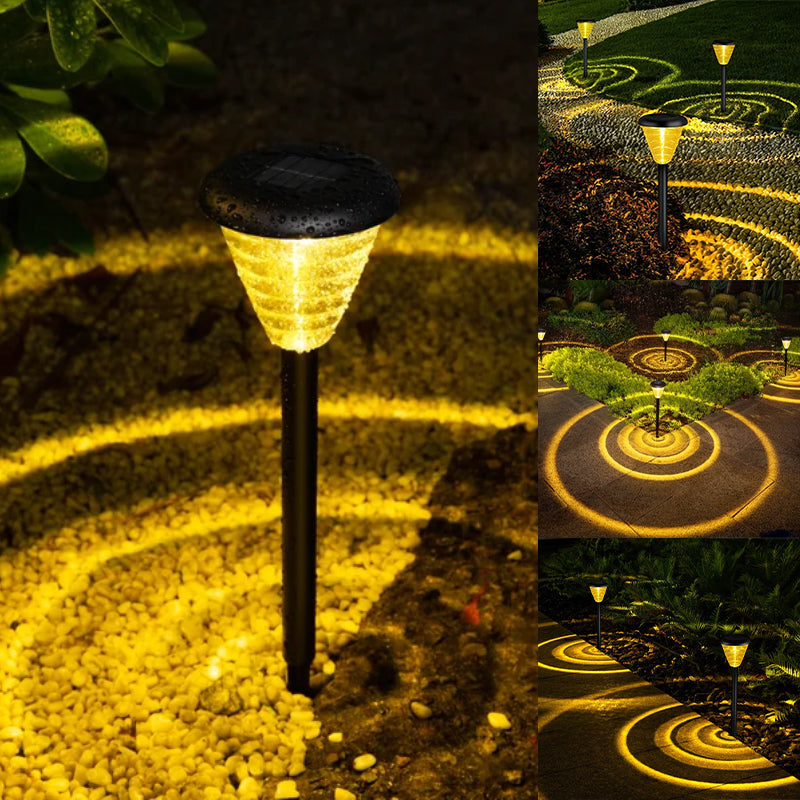 Gluschwein - Wasserdichte Solar-Rasenlampen (2 Stück)