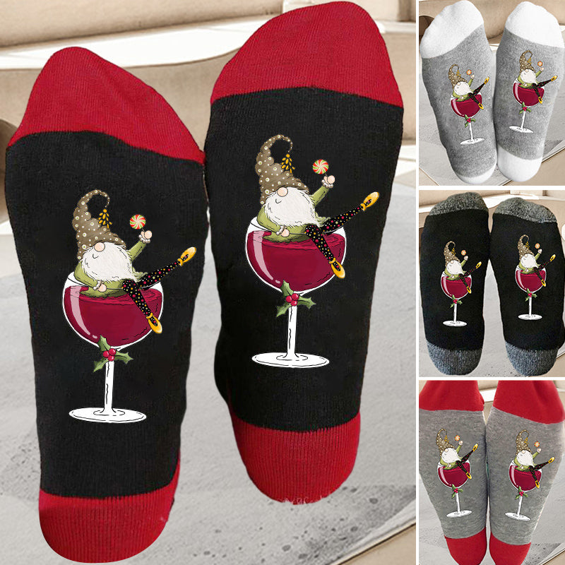 Gluschwein - 🧦Weinglas Unisex Crew Socken🧦