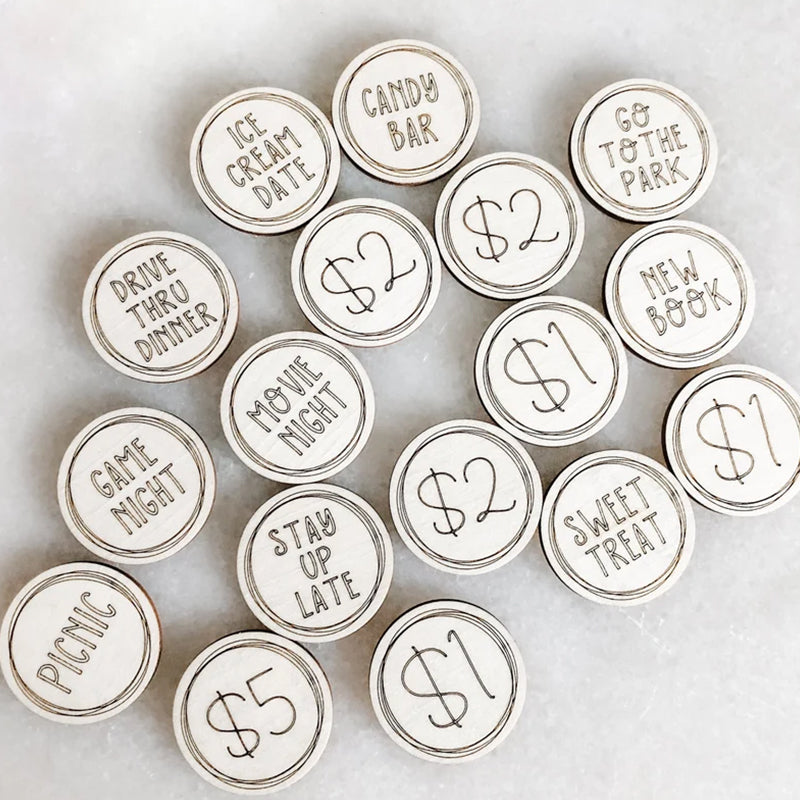 Gluschwein - Osterkinder-Belohnungshasen-Token B: 21 Round Tokens