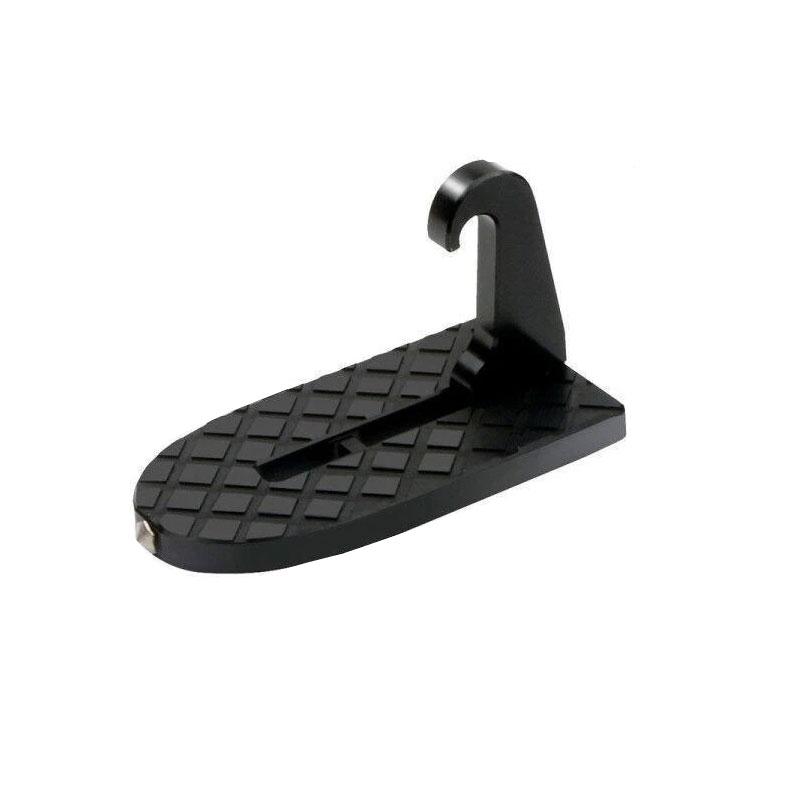 Gluschwein - Haustür Faltpedale mit dem Sicherheit-Hammer Design SCHWARZ