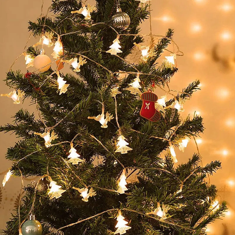 Gluschwein - Weihnachtsschneeflocken-Lichterkette