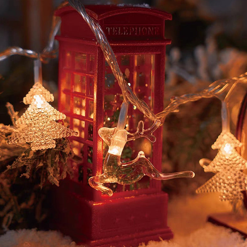 Gluschwein - Weihnachtsschneeflocken-Lichterkette