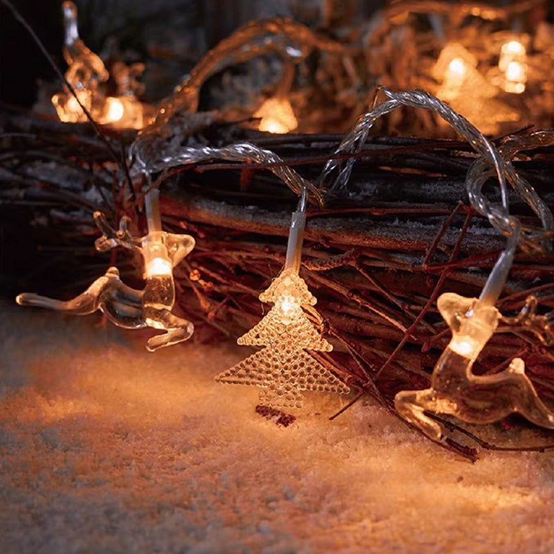 Gluschwein - Weihnachtsschneeflocken-Lichterkette