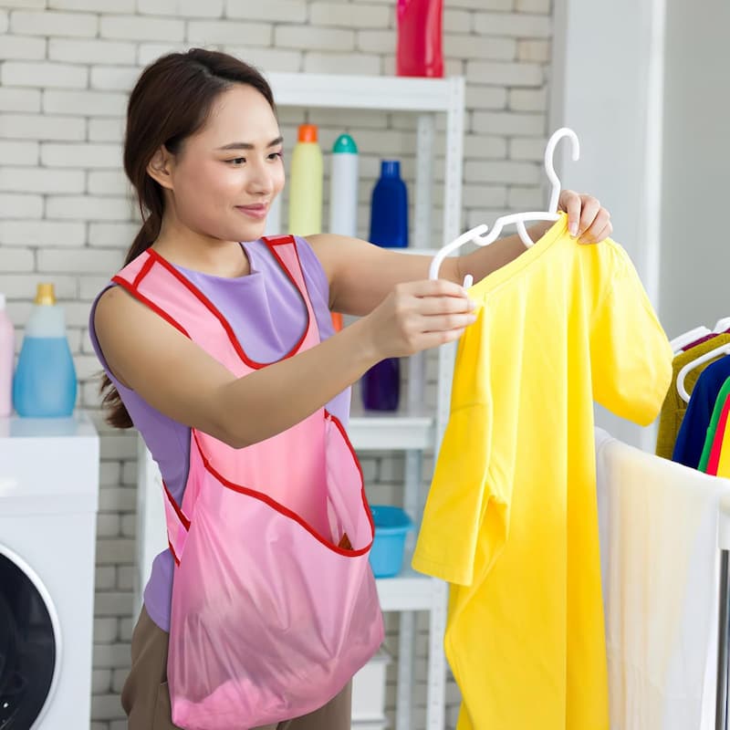 LaundryApron - Delantal con función de bolsa de ropa - Práctico y ajustable