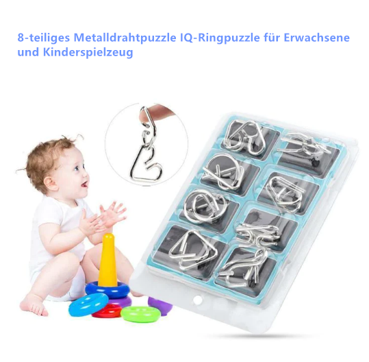 Gluschwein - Puzzlering aus Metall