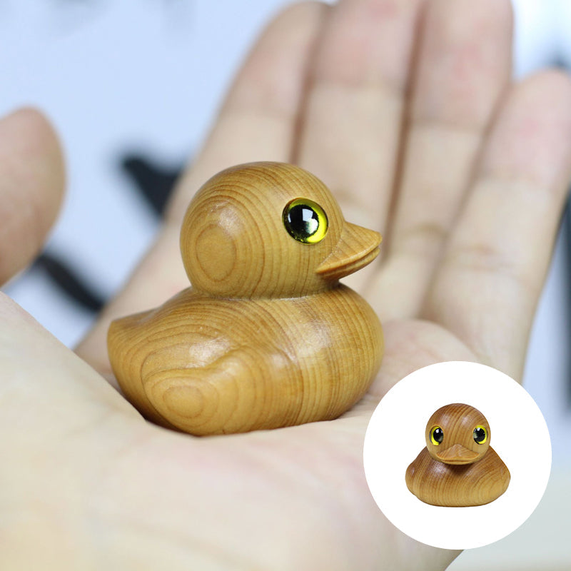 Gluschwein - Handgefertigte Gummiente aus Holz