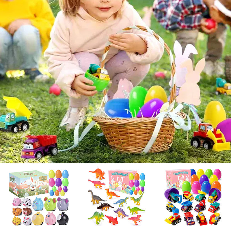 Gluschwein - Ostereierfüller mit Pull Back Cars Toy