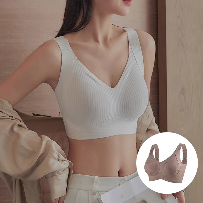 Verstellbarer Push-Up-BH ohne Bügel für Damen