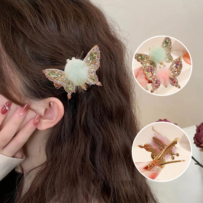 Gluschwein - Fliegende Schmetterling Haarnadel