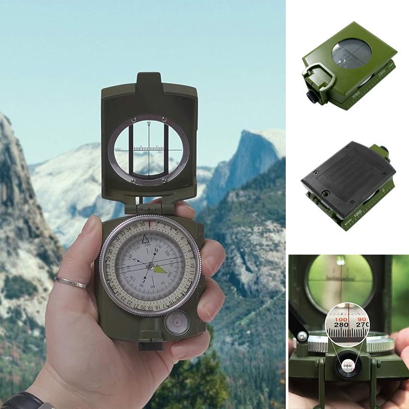 Multifunktionaler Militärkompass für Peilung und Navigation
