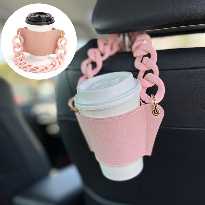 Gluschwein - Kaffeebecherdeckel mit Kette
