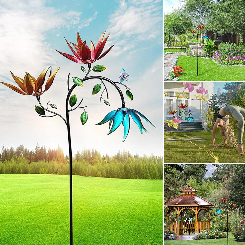Gluschwein - Wunderschöner Sommer-Windspiel mit bunten Blumen