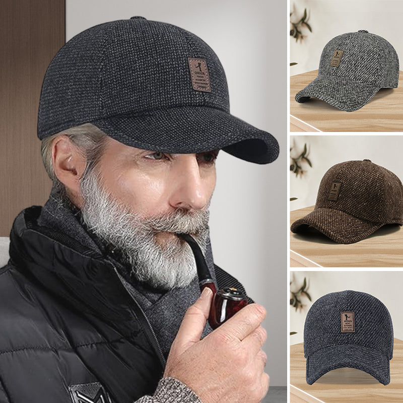 Gluschwein - Winter-Baseballmütze mit Ohrenschützern