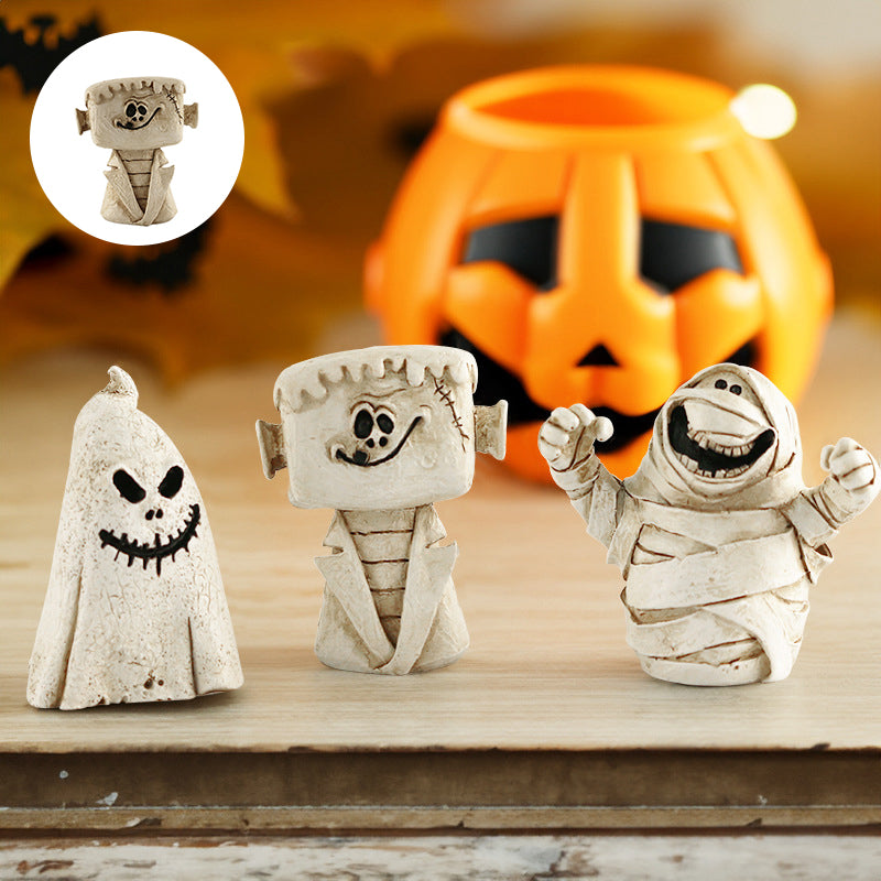 Gluschwein - Halloween-Kürbiskopf-Geisterdekoration