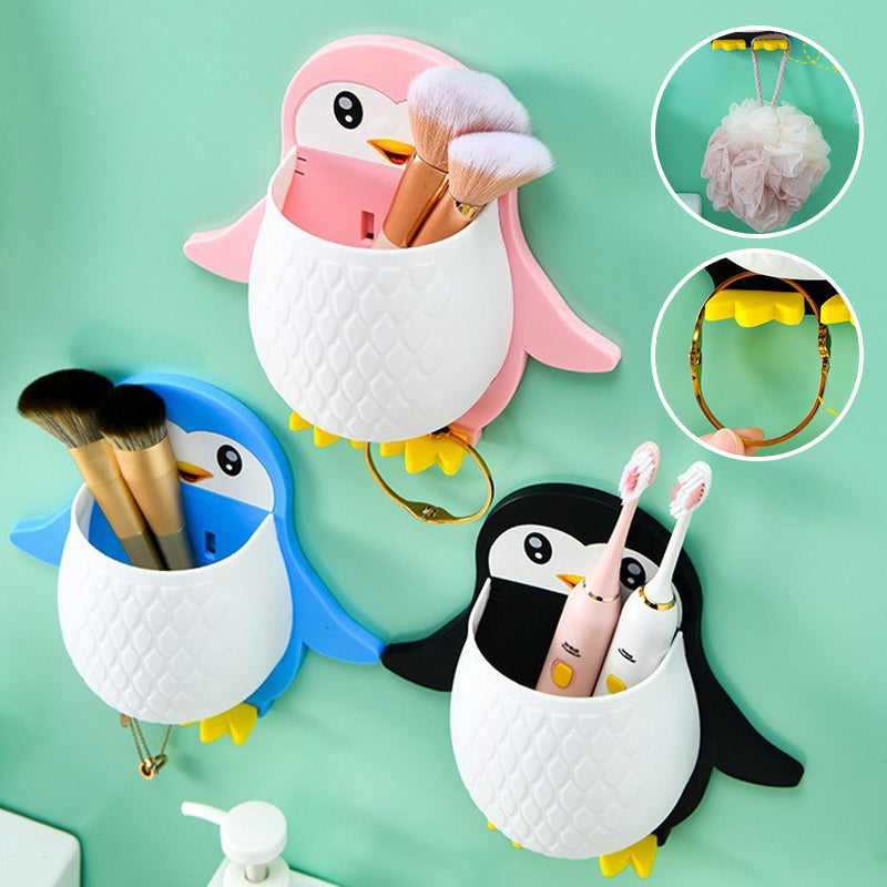 Gluschwein - Penguin Shape Wall Mount Phone Holder
