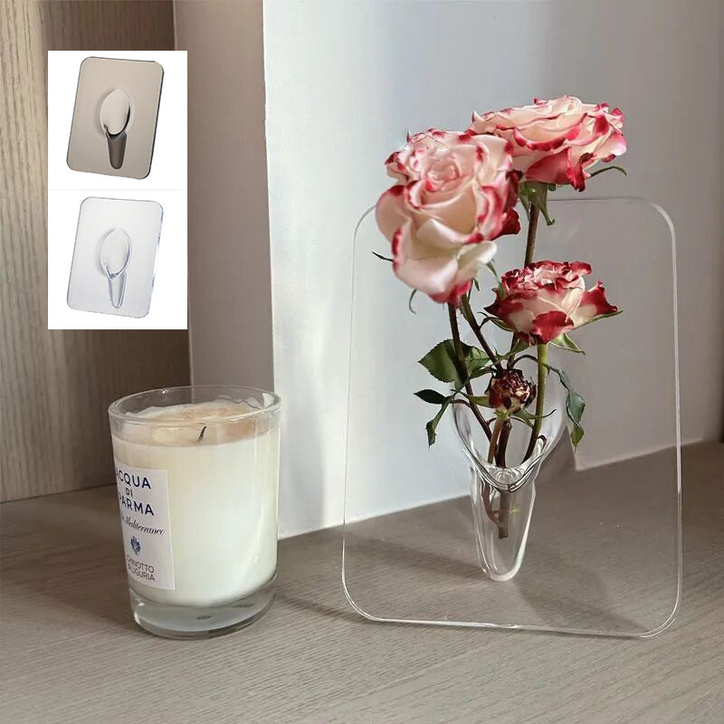 Gluschwein - Kreative transparente Bilderrahmenvase aus Acryl