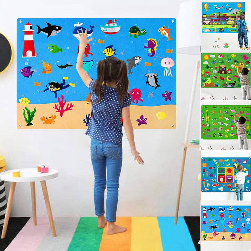 Graphiques en flanelle pour enfants