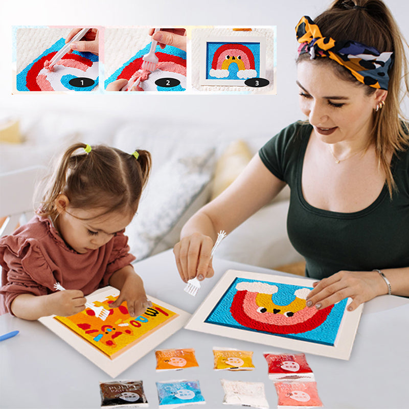 Gluschwein - Pulp Poking Texture Painting DIY handgemachtes Spielzeug