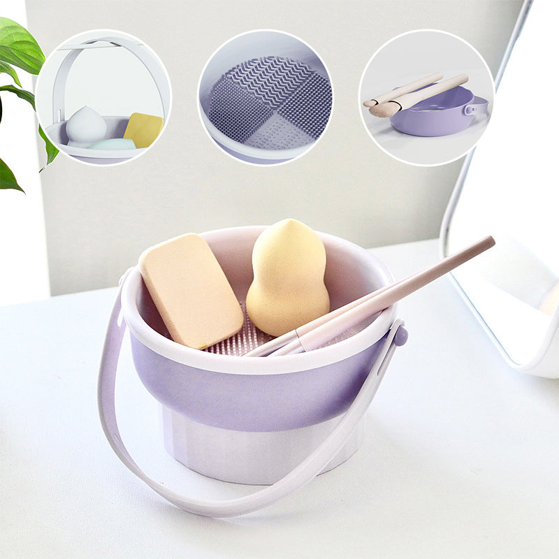 Gluschwein - 3-in-1-Reinigungsschüssel für Make-up-Pinsel