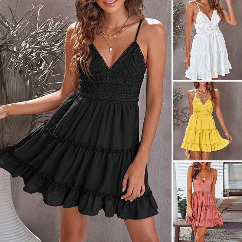 Gluschwein - Kurzes Boho-Kleid