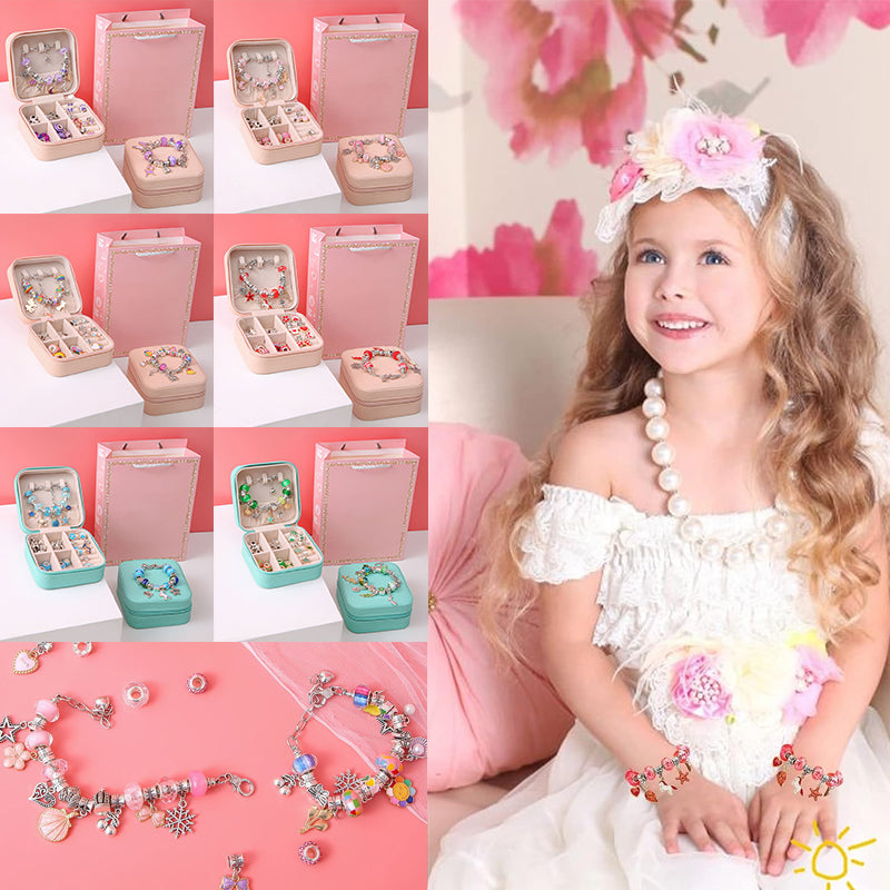 Gluschwein - Handgefertigtes Perlenarmband-Set für Kinder