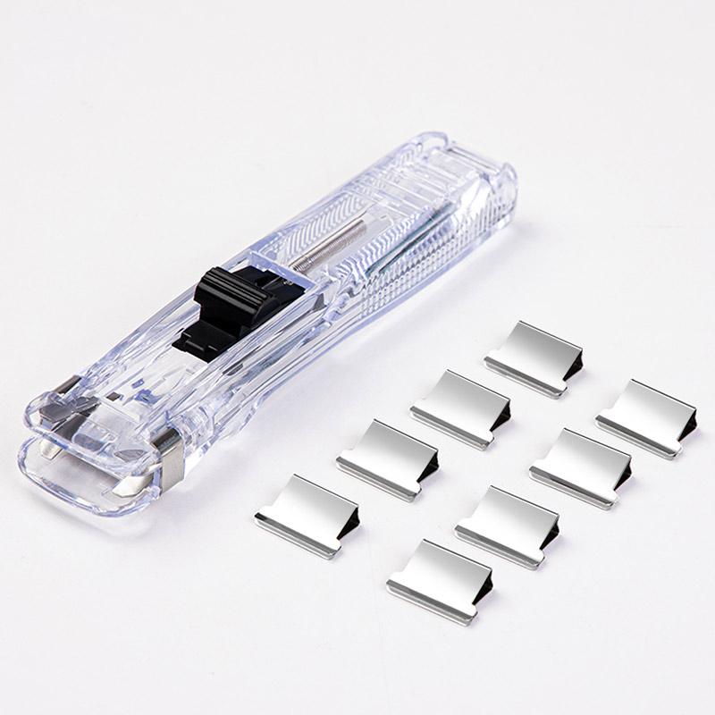 Gluschwein - Hefter für Bürobedarf 1 weißer Hefter + 8 Clips