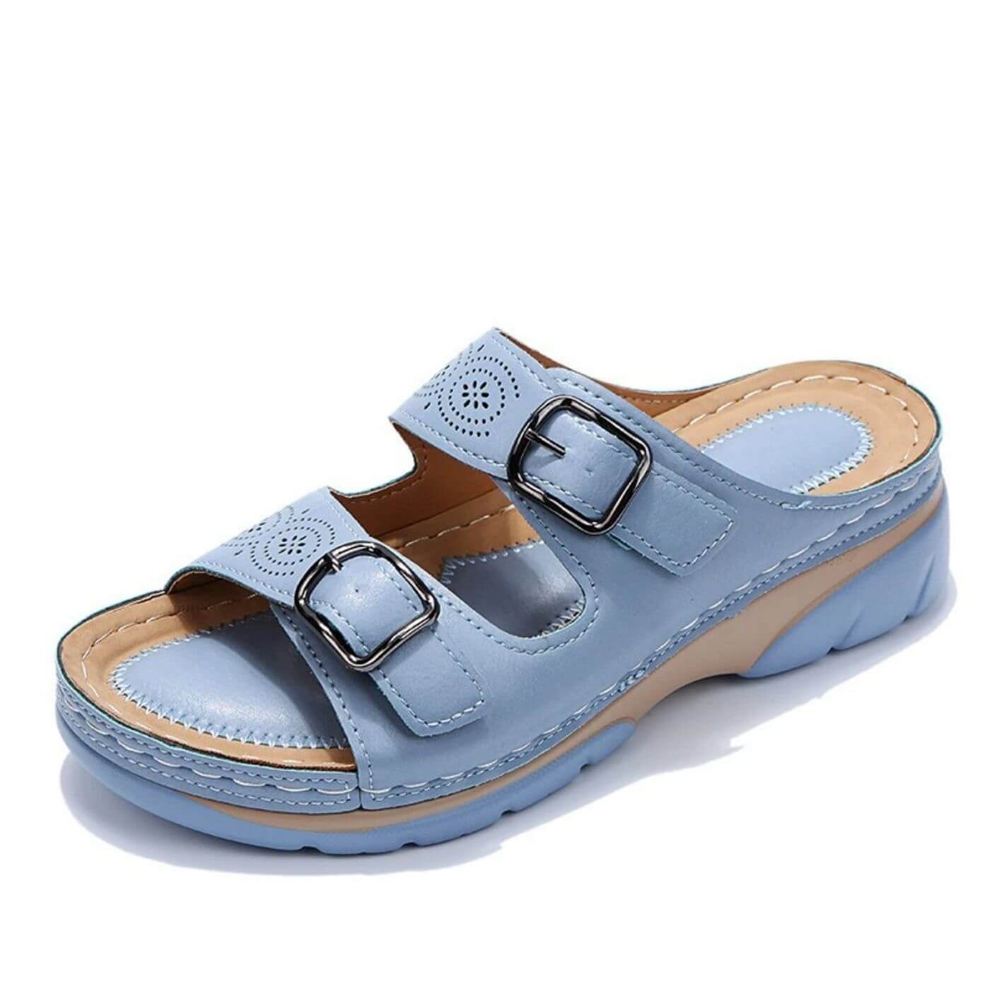 Yadira - Sandales orthopédiques à double boucle