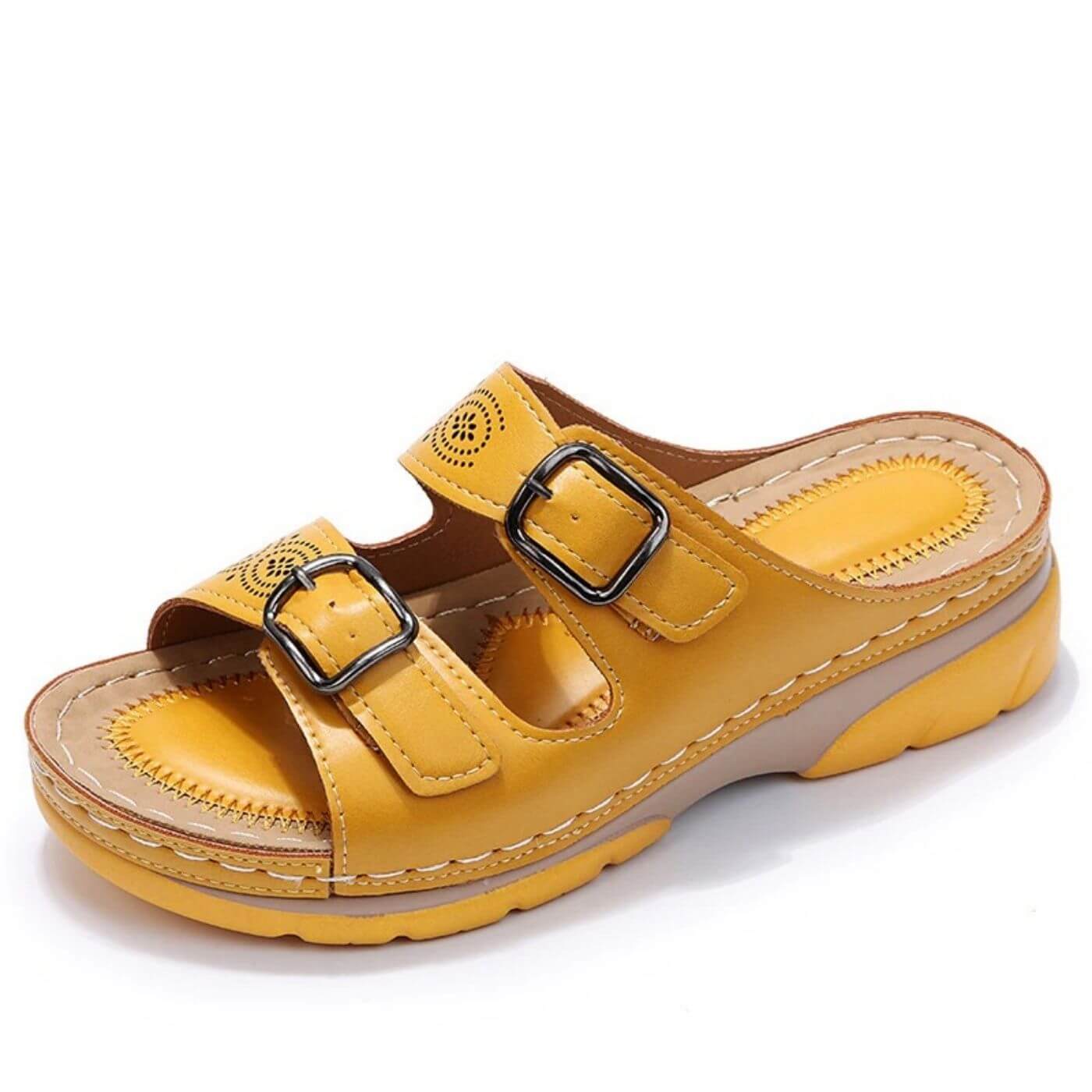 Yadira - Sandales orthopédiques à double boucle