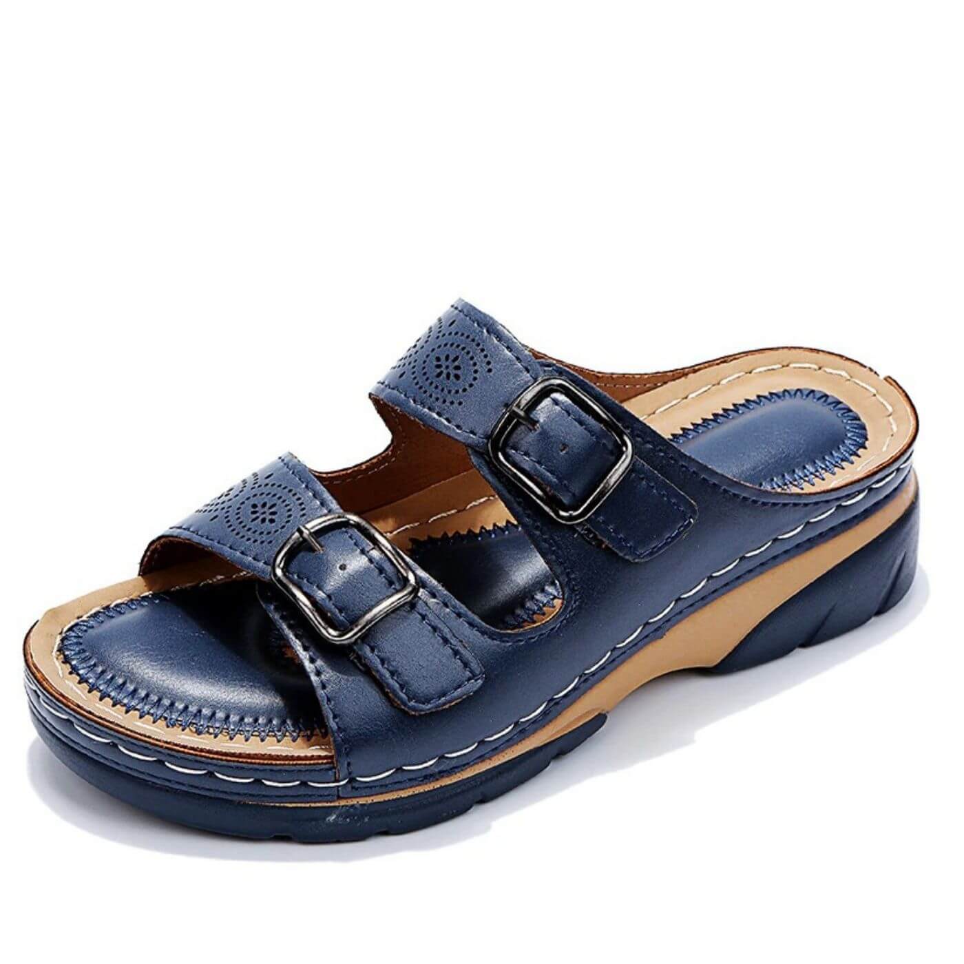Yadira - Sandales orthopédiques à double boucle