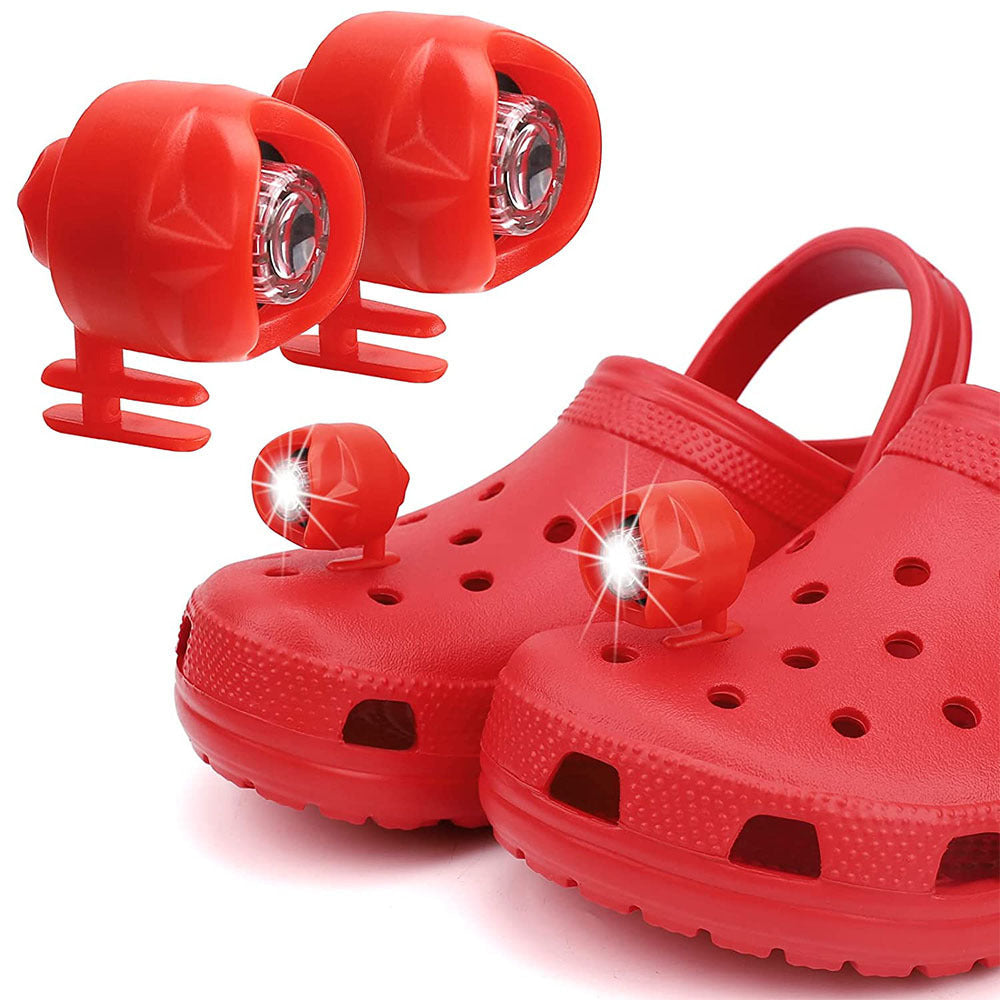 Gluschwein - Schuhlicht dekorative Beleuchtung Rot 2 Stück