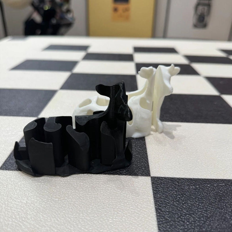Gluschwein - Dekompressions-3D-Druck-Kuhfigur