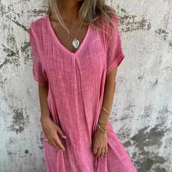 Norea™ – Luftiges Kleid mit V-Ausschnitt
