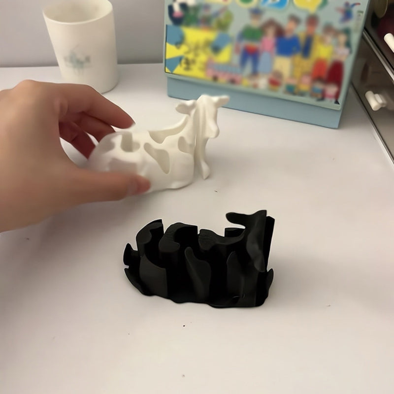 Gluschwein - Dekompressions-3D-Druck-Kuhfigur