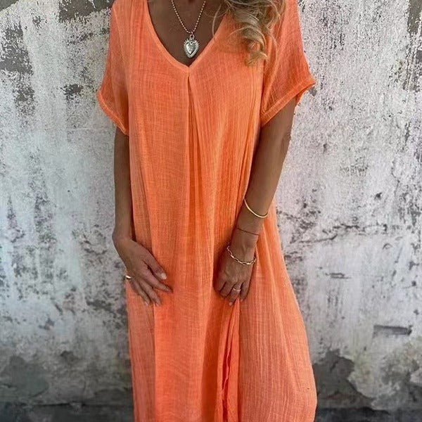 Norea™ – Luftiges Kleid mit V-Ausschnitt