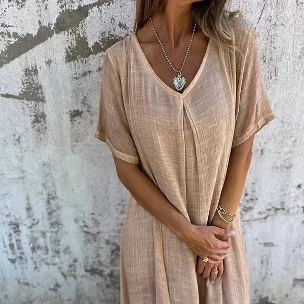 Norea™ – Luftiges Kleid mit V-Ausschnitt