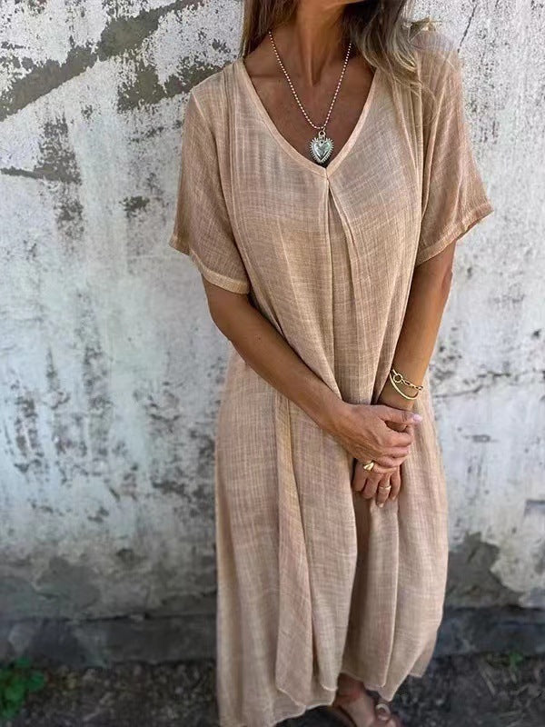 Norea™ – Luftiges Kleid mit V-Ausschnitt