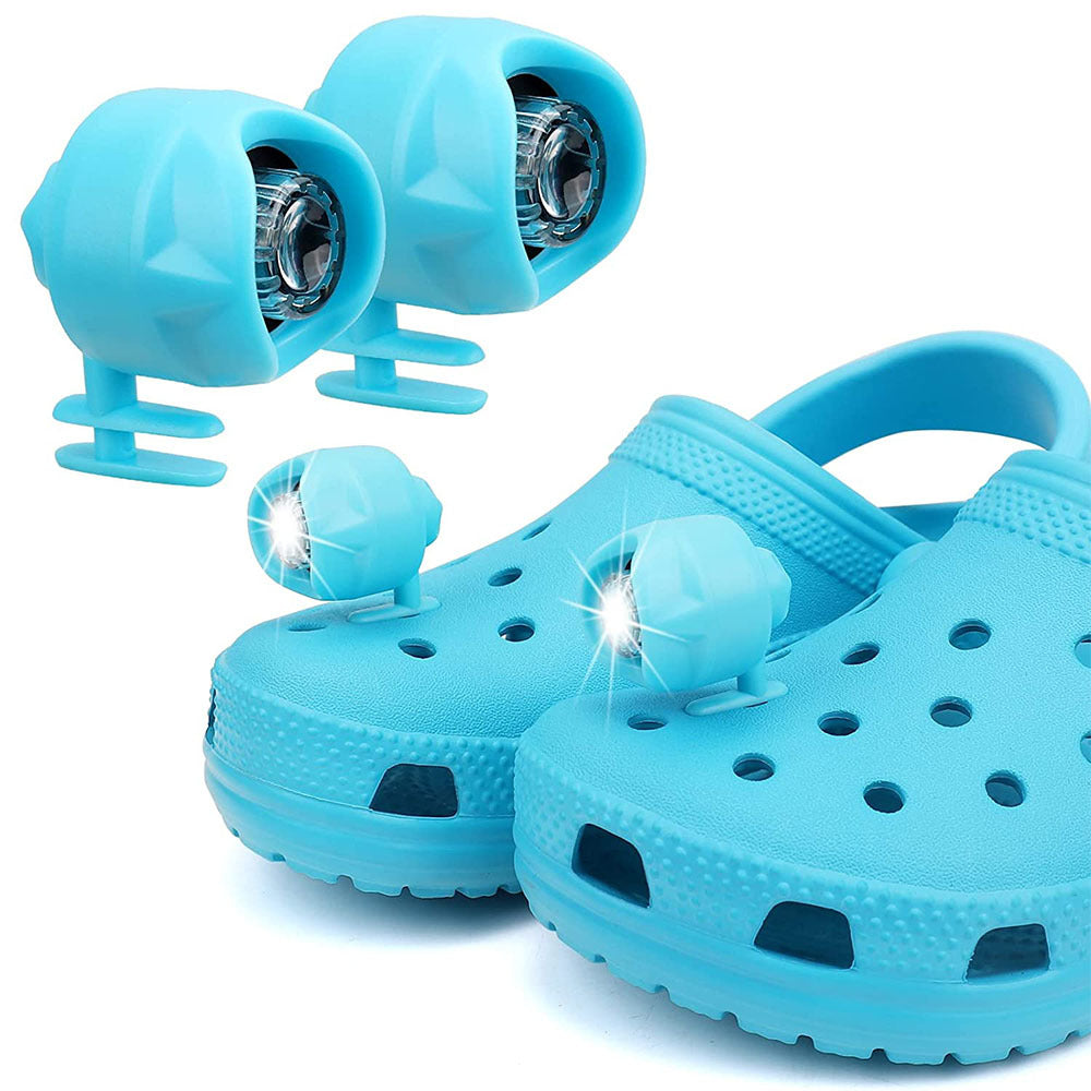 Gluschwein - Schuhlicht dekorative Beleuchtung Blau 2 Stück