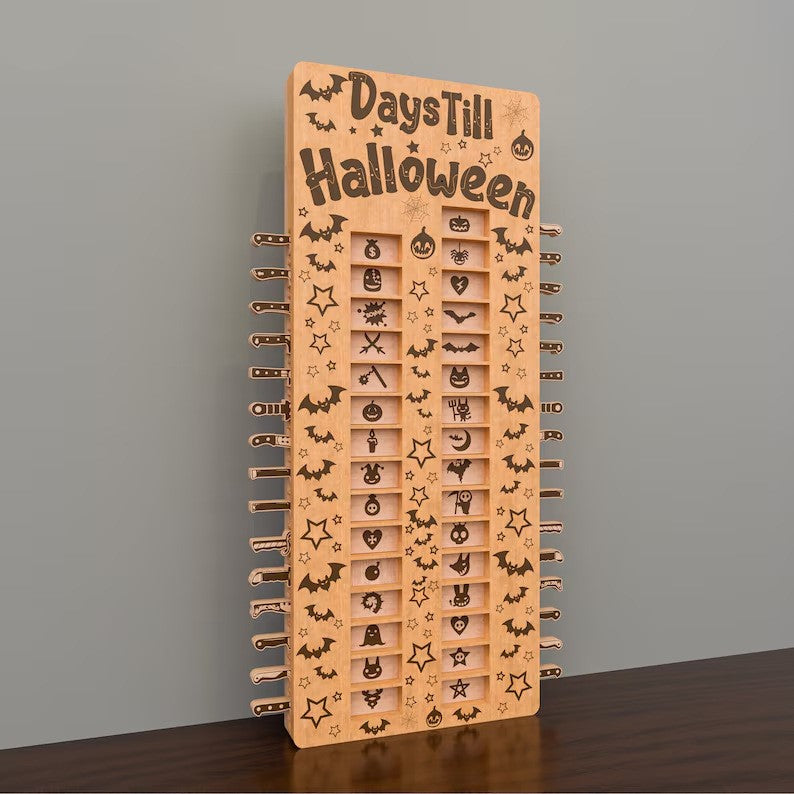 Calendrier de l'Avent effrayant pour Halloween