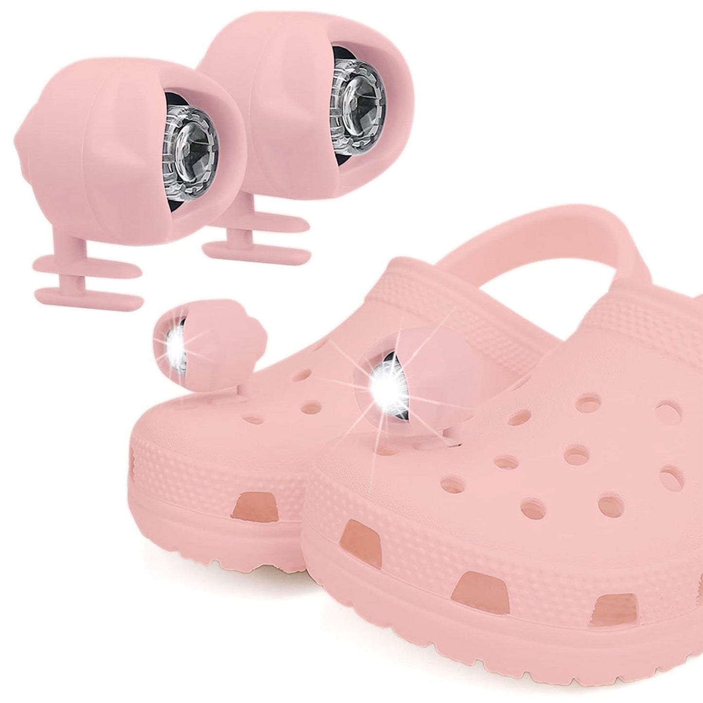 Gluschwein - Schuhlicht dekorative Beleuchtung Rosa 2 Stück
