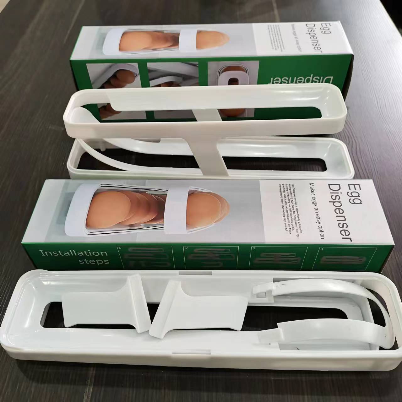 Gluschwein - Automatisch scrollende Eierregal-Halter-Aufbewahrungsbox FALTBAR 1 stk