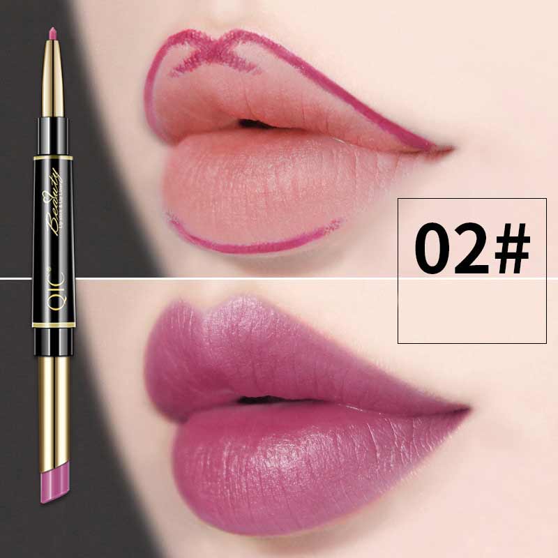 Gluschwein - Wasserfester Doppelseitiger Lippenstift 2#