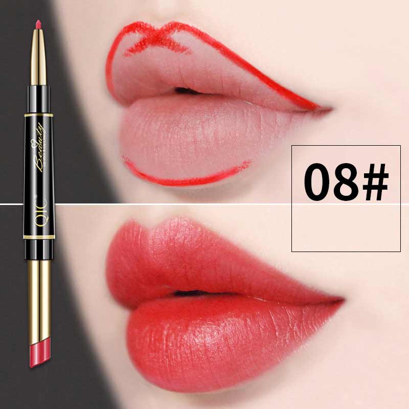 Gluschwein - Wasserfester Doppelseitiger Lippenstift 8#