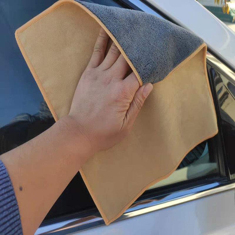 Gluschwein - Leicht saugfähiges Autowaschtuch Beige