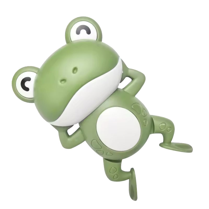 Gluschwein - Baby Dusche Uhrwerk Niedliches Tier schwimmender Frosch Grün