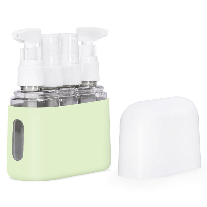 Gluschwein - Mini-Shampoo-Spender, tragbares Reiseflaschen-Set Grün