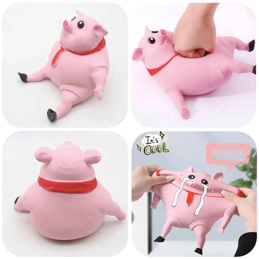 Schlag-Schweinchen Antistress-Spielzeug — Unendlicher Slap-Spaß für gute Laune