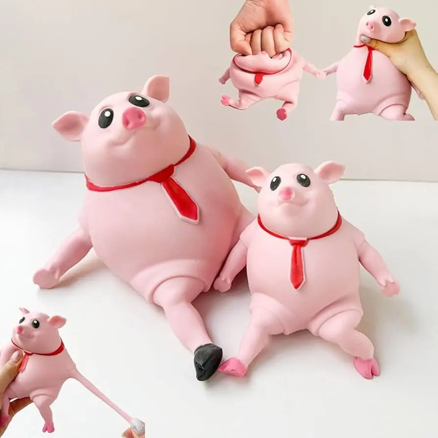 Schlag-Schweinchen Antistress-Spielzeug — Unendlicher Slap-Spaß für gute Laune