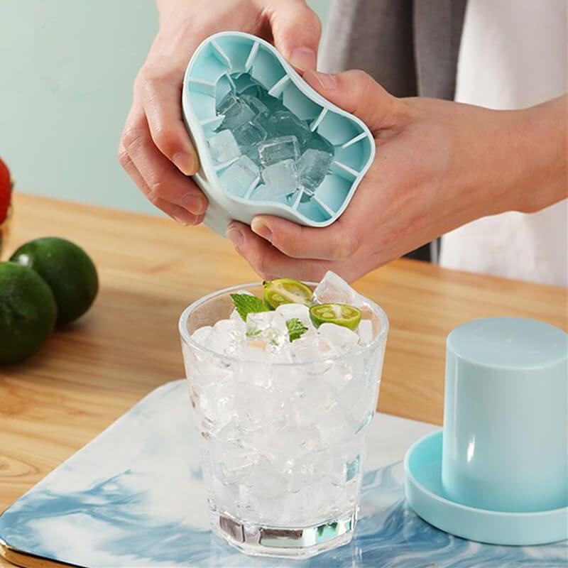 1+1 GRATUIT | Machine à glaçons portable en silicone IceMagic™ avec couvercle