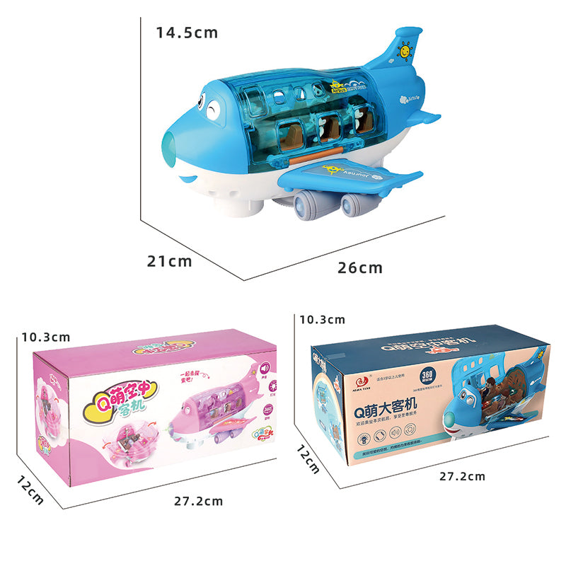 Gluschwein - 360° drehbares elektrisches Flugzeugspielzeug