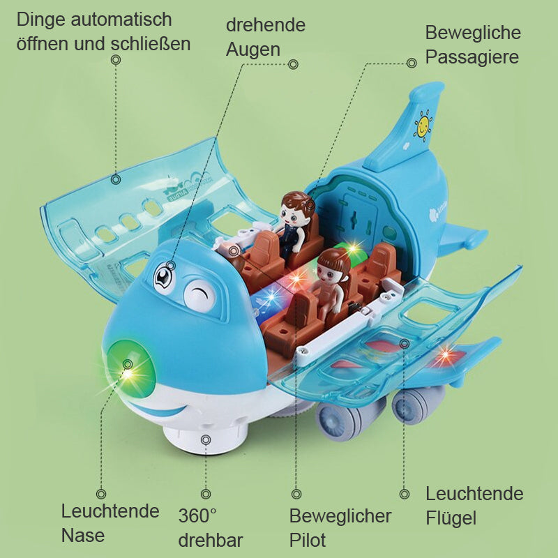 Gluschwein - 360° drehbares elektrisches Flugzeugspielzeug